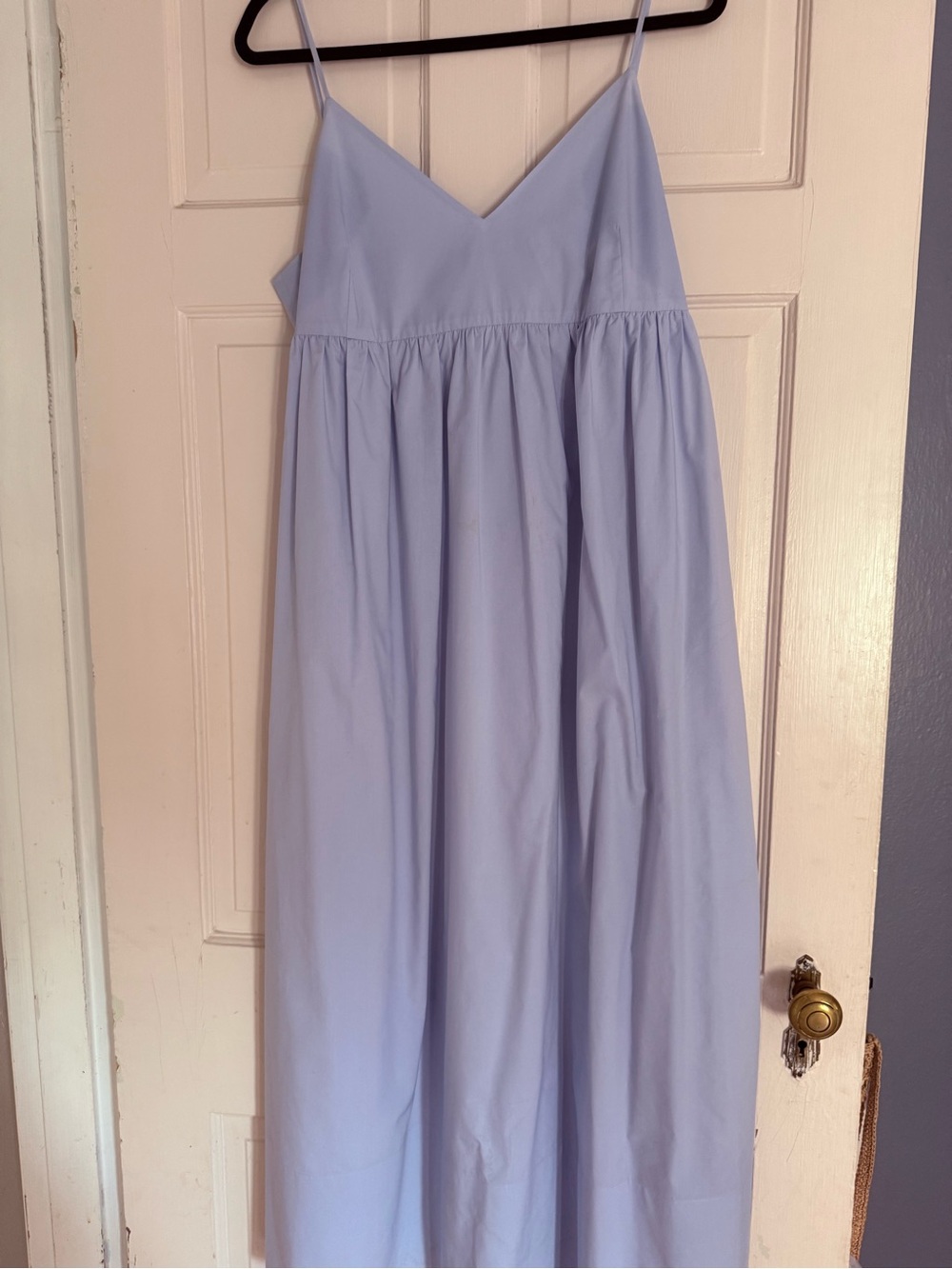 Light Blue Spaghetti Strap Maxi Dress by Jenni Kayne